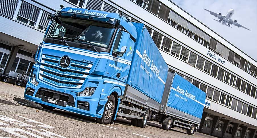 LKW am Flughafen Zürich